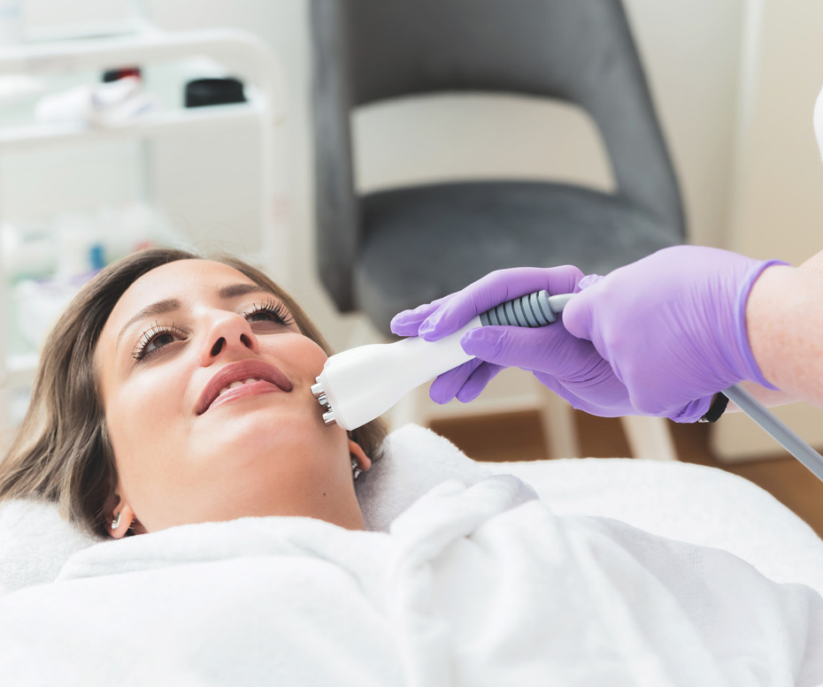 Woman-receiving-facial-skin-care-treatment-at-a-medical-spa