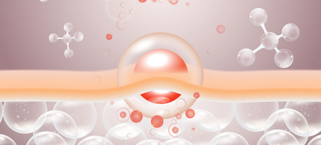 illustration-of-molecules-interacting-with-the-layers-of-skin